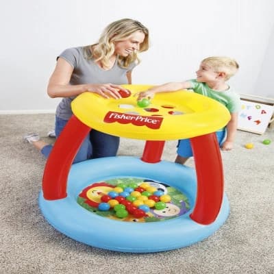 حفرة كرات للأطفال من بيست واي بتصميم أصدقاء الحيوانات من فيشر برايس، مقاس 89 × 89 × 84 سم – ممتعة وآمنة للعب النشط.