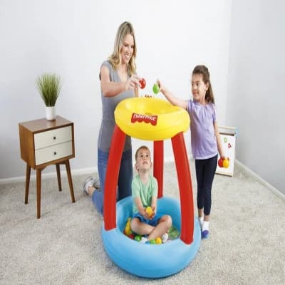 حفرة كرات للأطفال من بيست واي بتصميم أصدقاء الحيوانات من فيشر برايس، مقاس 89 × 89 × 84 سم – ممتعة وآمنة للعب النشط.