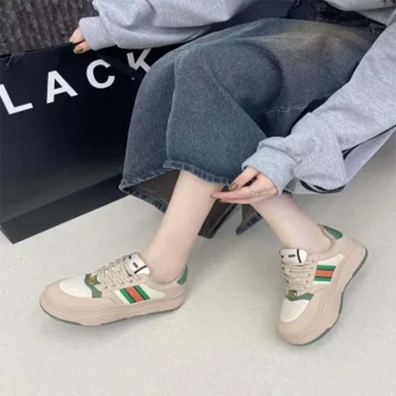 Women's practical beige shoes - comfortable design and everyday elegance
