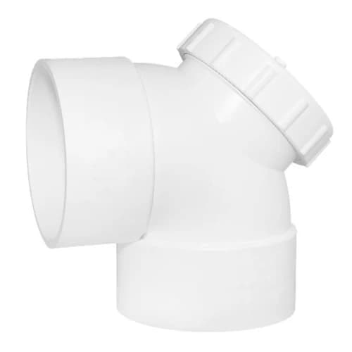 zenith-white-pvc-DOOR ELBow-4inch-S.40