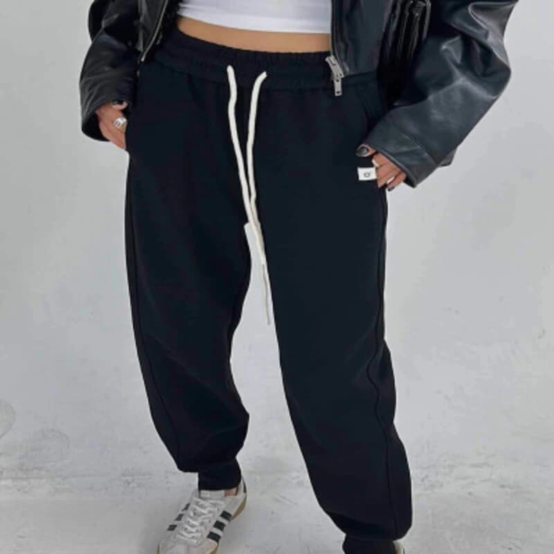 Women's Black Sports Pants