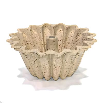 Beige column granite cake mold