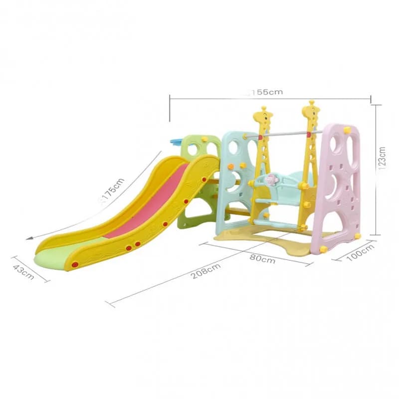 Slide with Swing and Basketball