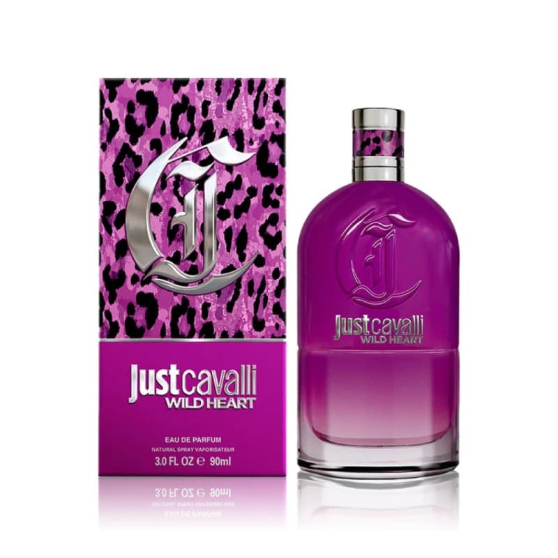Just Cavalli Wild Heart EDP for Women 90ml – Original Packaging عطر روبرتو كفالي وايلد هيرت النسائي – زجاجة 90 مل