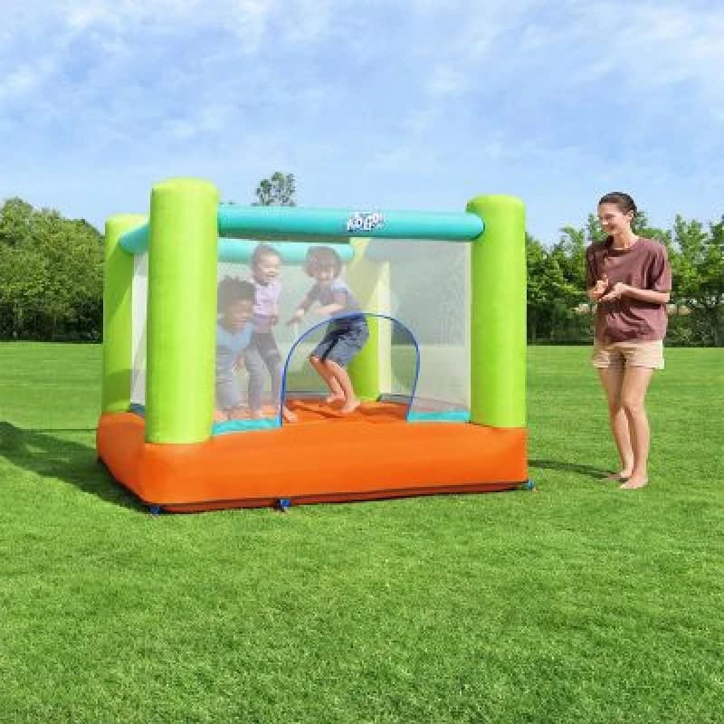 نطاطة نفخ للأطفال من بيست واي® مع مضخة هواء، مقاس 194 × 175 × 170 سم – ممتعة وآمنة لأوقات اللعب النشيطة.