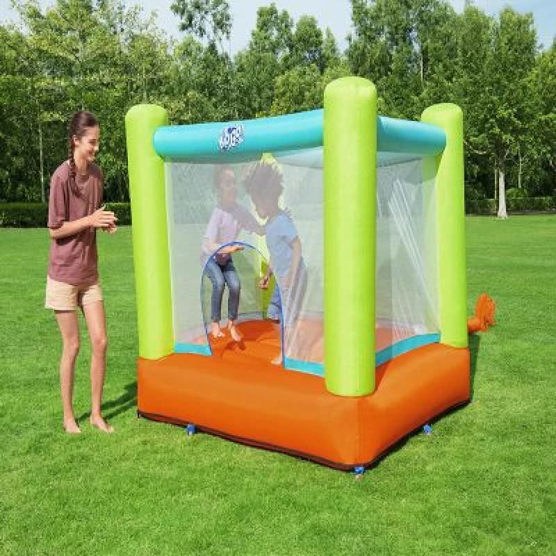 نطاطة نفخ للأطفال من بيست واي® مع مضخة هواء، مقاس 194 × 175 × 170 سم – ممتعة وآمنة لأوقات اللعب النشيطة.
