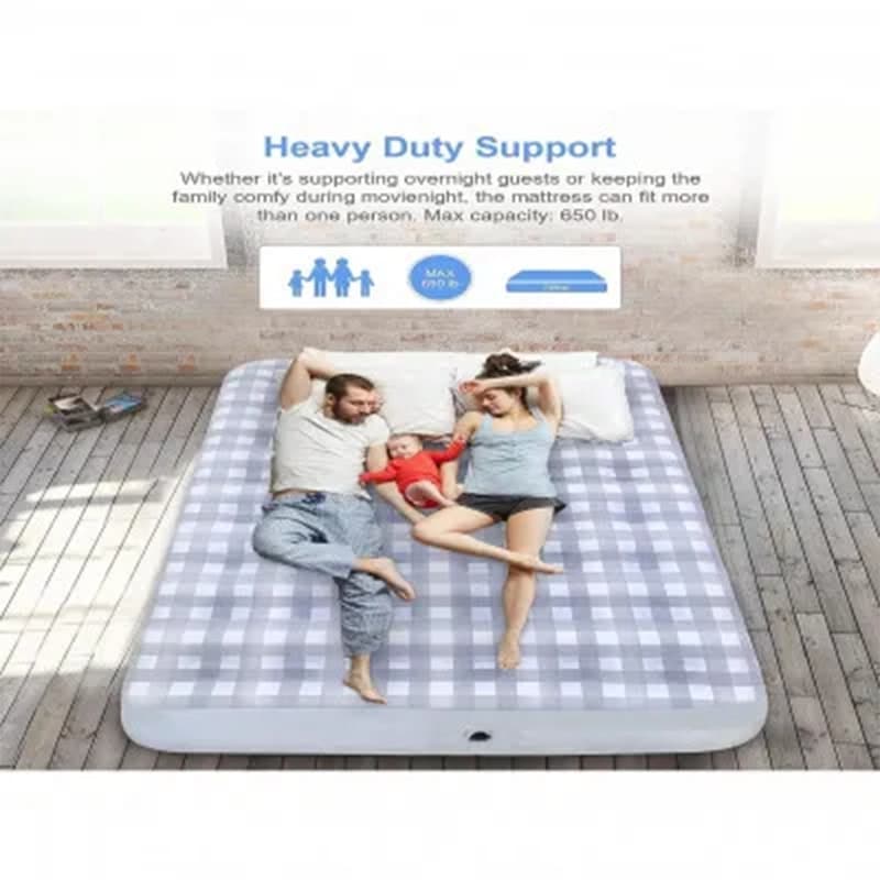 22cm Inflatable Double Air Mattress