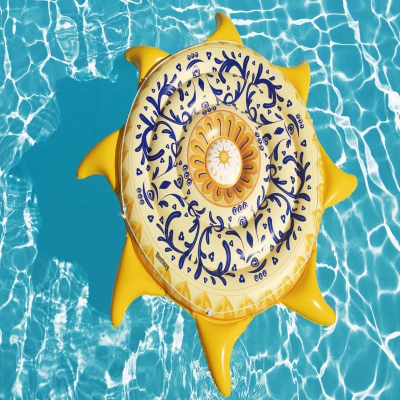 Bestway Inflatable Sun Island Lounge Mat 226 x 226 cm 26-43391