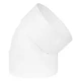 Zenit4-Inch White PVC ELBOW 45 SCH40
