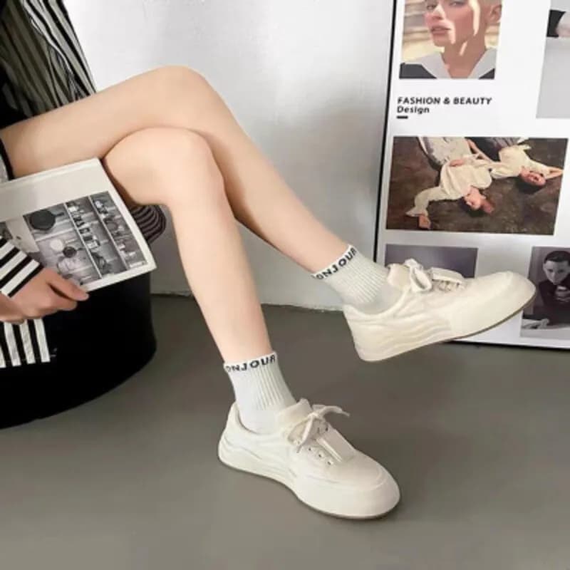 Women's practical beige shoes - comfort and elegance for every day