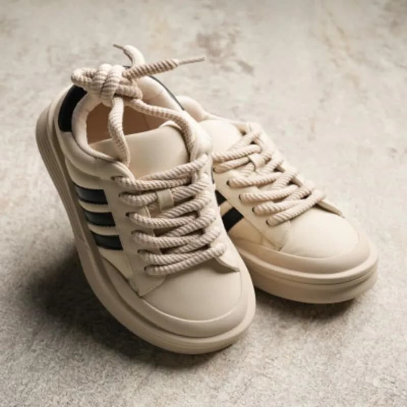 Women's practical beige shoes - comfort and elegance for every day