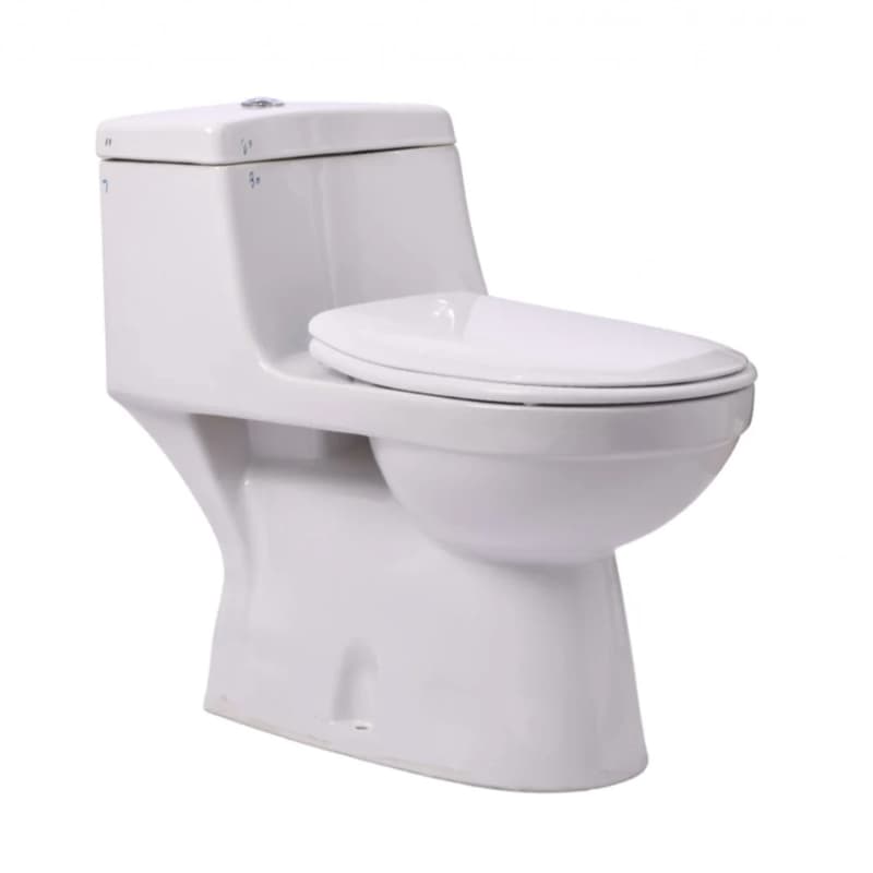 White Nours toilet seat - 30cm wall-mounted - Saudi Ceramics